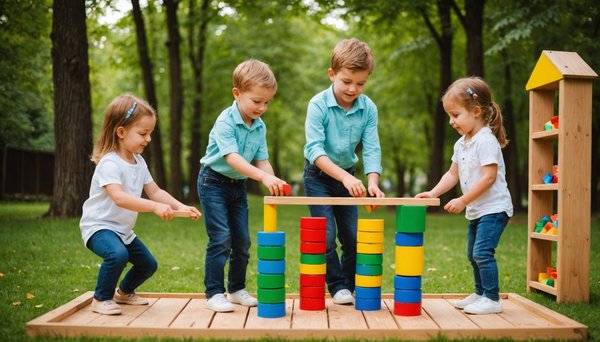 Découvrez les bienfaits des jeux en bois géant pour enfants
